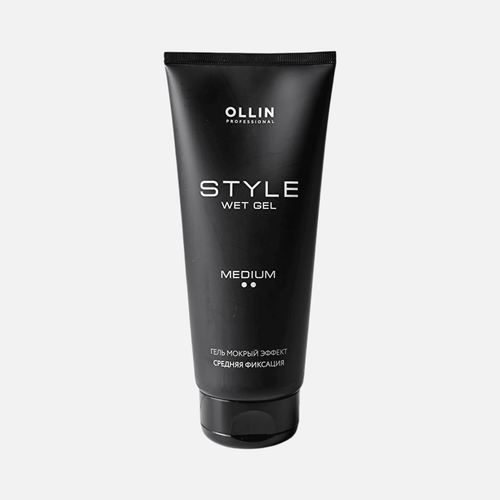 Гель Мокрый эффект для укладки волос средней фиксации OLLIN STYLE 200 мл