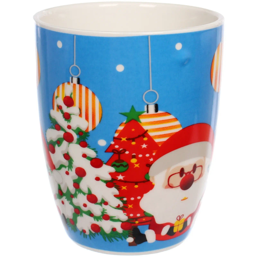 Кружка керамическая 350мл «Встреча с праздником», микс рисунков