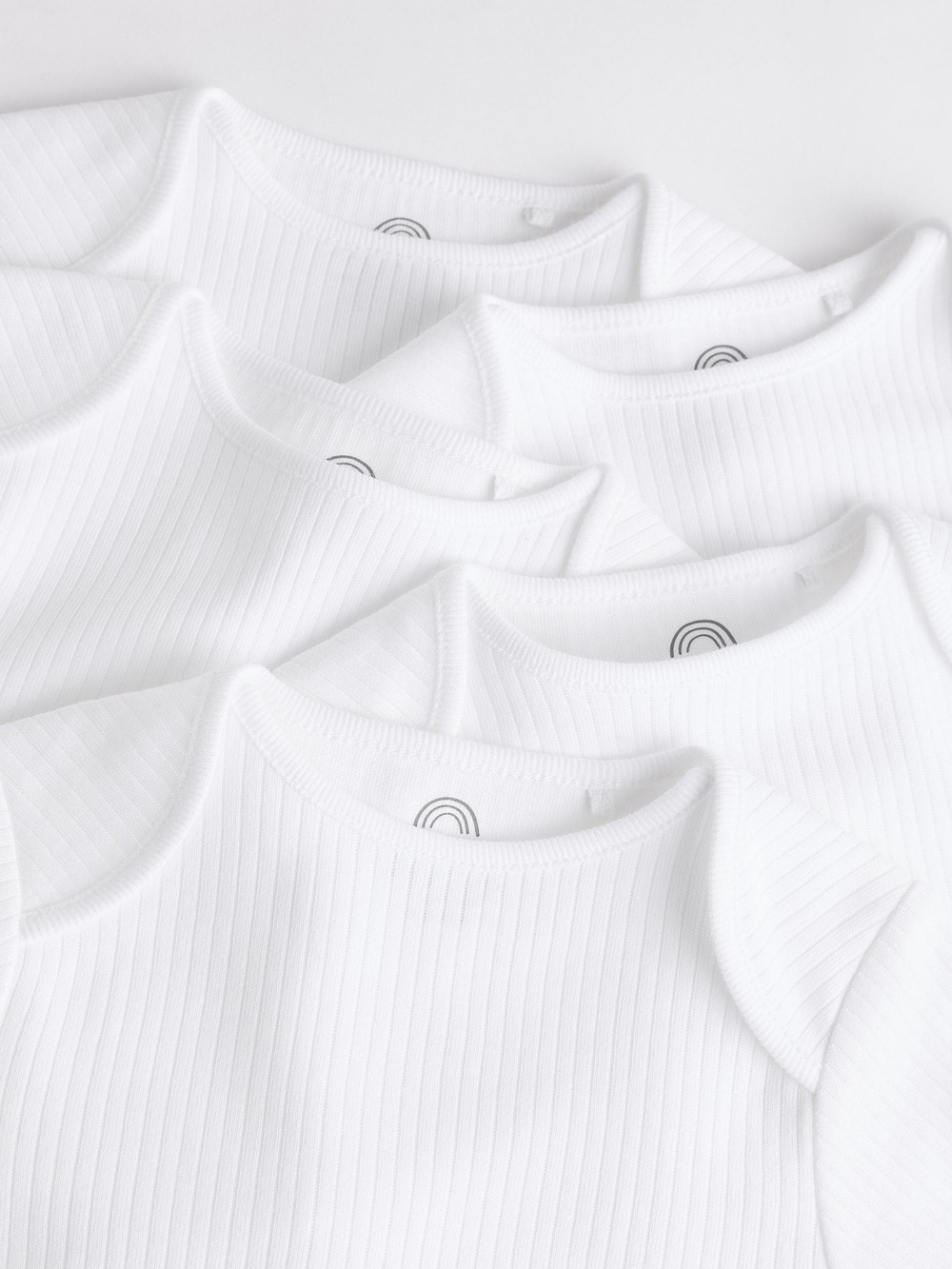 Боди с длинным рукавом для малышей Next B79-071, 5 шт., Белый