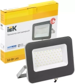 Прожектор СДО 07-50 светодиодный серый  IP65 IEK LPDO701-50-K03