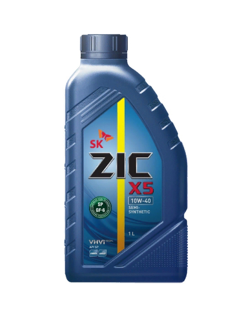 Масло ZIC X5 10w40 SP (1л) п/синтетика