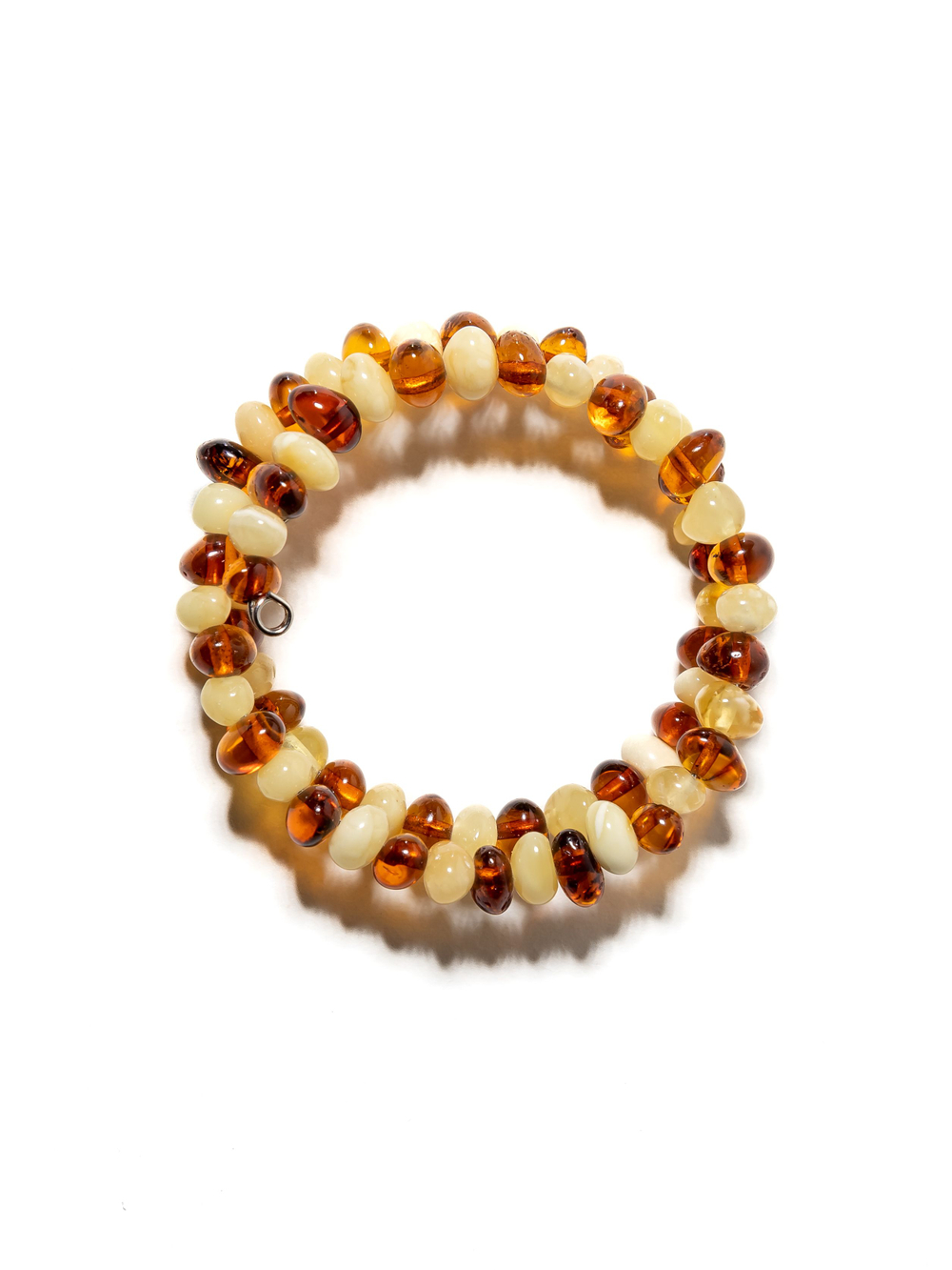 Янтарный браслет для детей на эластичной струне. Детский браслет из натуральных камней