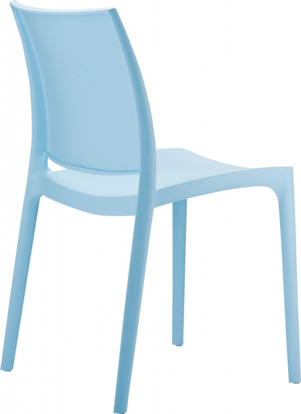 Стул пластиковый Siesta Contract Maya, светло-голубой