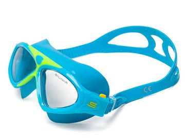 Очки для плавания детские Fluyd Freedom JR синий силикон/желтая рамка