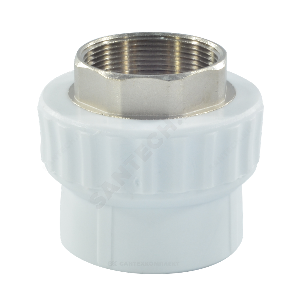Муфта PP-R комбинированная белая Дн 32х1 1/4" ВР под ключ VALFEX 10134132