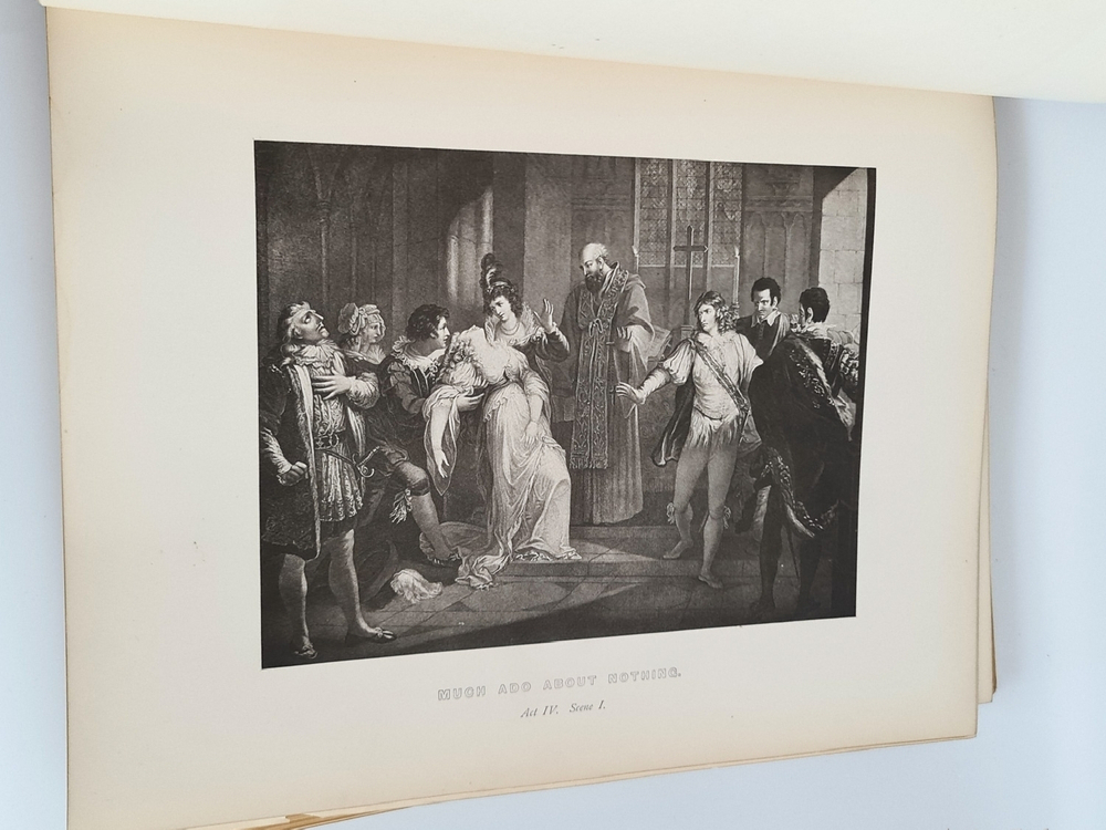 "The gallery of illustration for Shakespeares dramatic works"   John Boydell  1874 г.   Антикварная книга