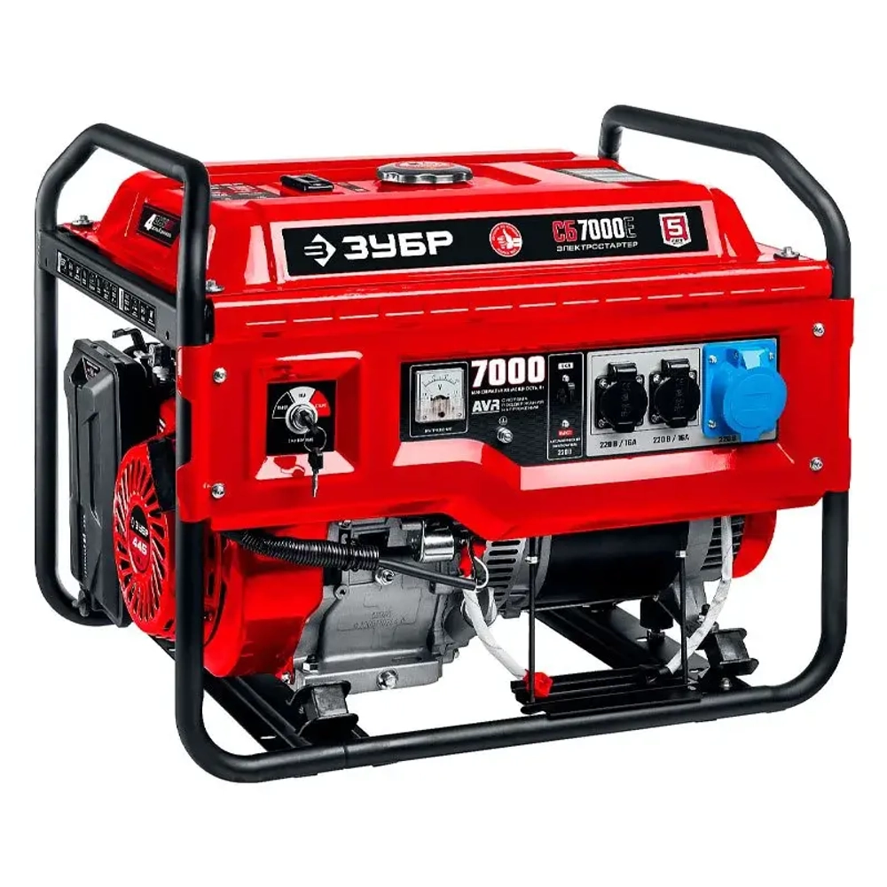 ЗУБР СБ-7000Е бензиновый генератор
