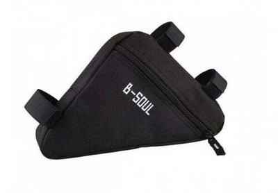 Велосумка, "B-Soul", крепление под раму, треугольник, (190х190х40), полиэстер (черный, BAGBSOUL1)