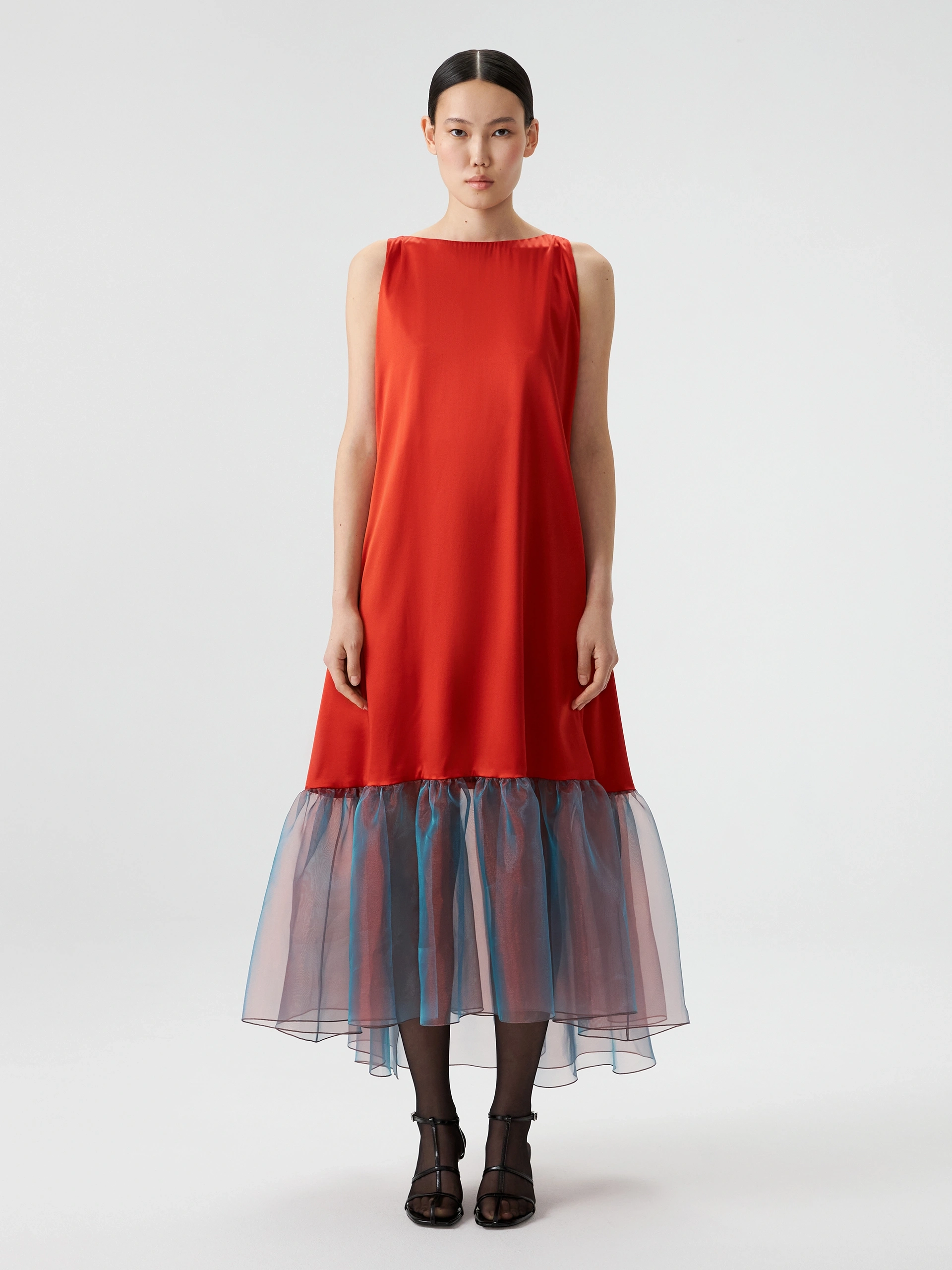 Платье с воланами OLA OLA