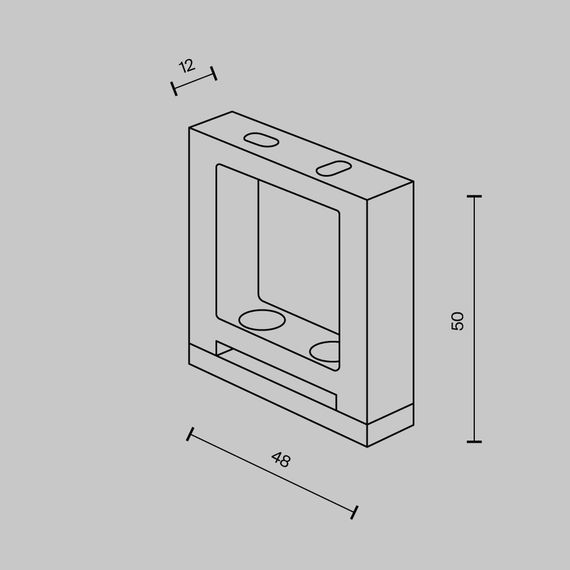 Крепеж для текстильной ленты Maytoni Technical TRA130BS-B-1