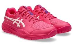 Детские Кроссовки теннисные Asics Gel-Resolution X GS - ярко-розовый/кремовый