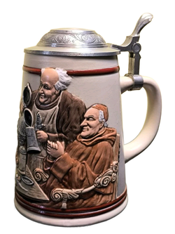 Кружка пивная "Ужин монахов" Германия, 1990-2010 гг.