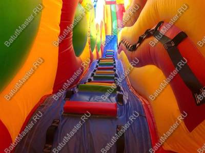 Коммерческий надувной батут-горка "Дракон" 16*8*11 м