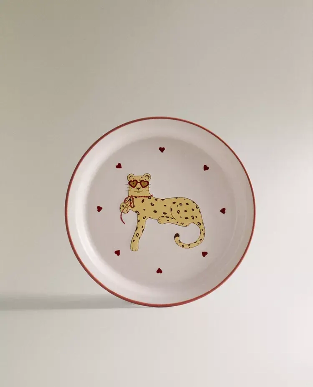 ZARA HOME ДЕТСКАЯ КЕРАМИЧЕСКАЯ ТАРЕЛКА, РАЗНОЦВЕТНЫЙ