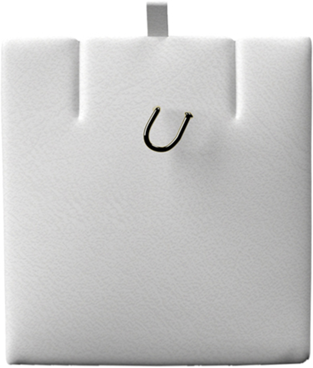 Вкладыш 15/горизонтальный/для серег/подвески/2 прорези/крючок/петелька