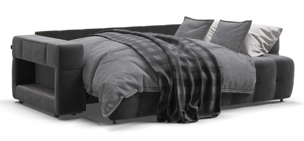 Диван Босс ХО Велюр Монолит серый