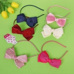 Ободок для волос детский на блистере «Rapunzel», однотонный, микс 6 цветов, 0,5см