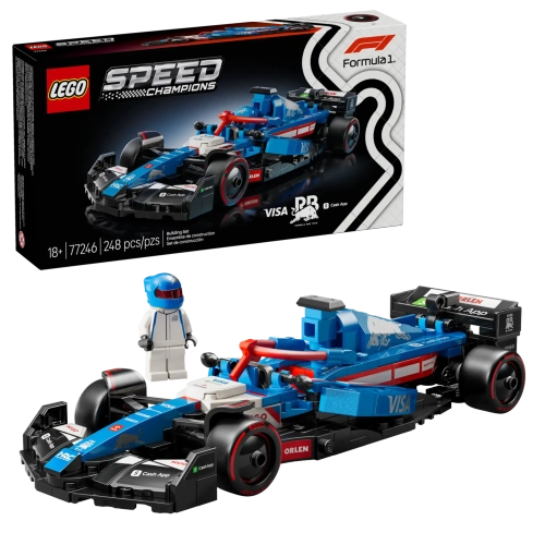 Конструктор LEGO Speed Champions 77246 Гоночный автомобиль Visa Cash App RB VCARB 01 F1