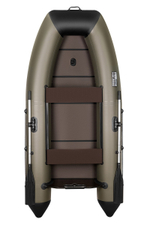 Поход-280TК слань+киль хаки (лодка ПВХ под мотор)