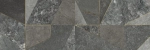 Настенная плитка Alma Ceramica TWU3090LAN74R Land 30x90 серая матовая под камень / геометрия