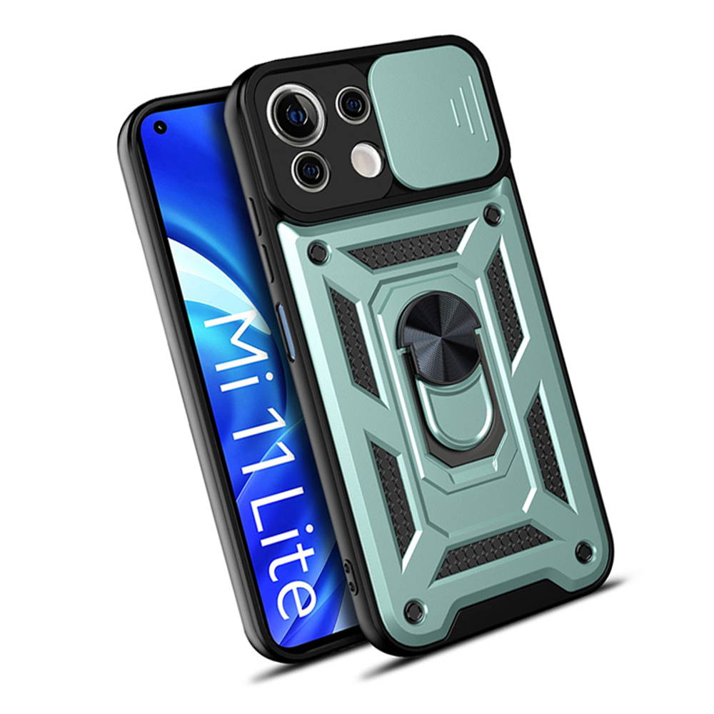 Чехол с кольцом Bumper Case для Xiaomi Mi 11 Lite