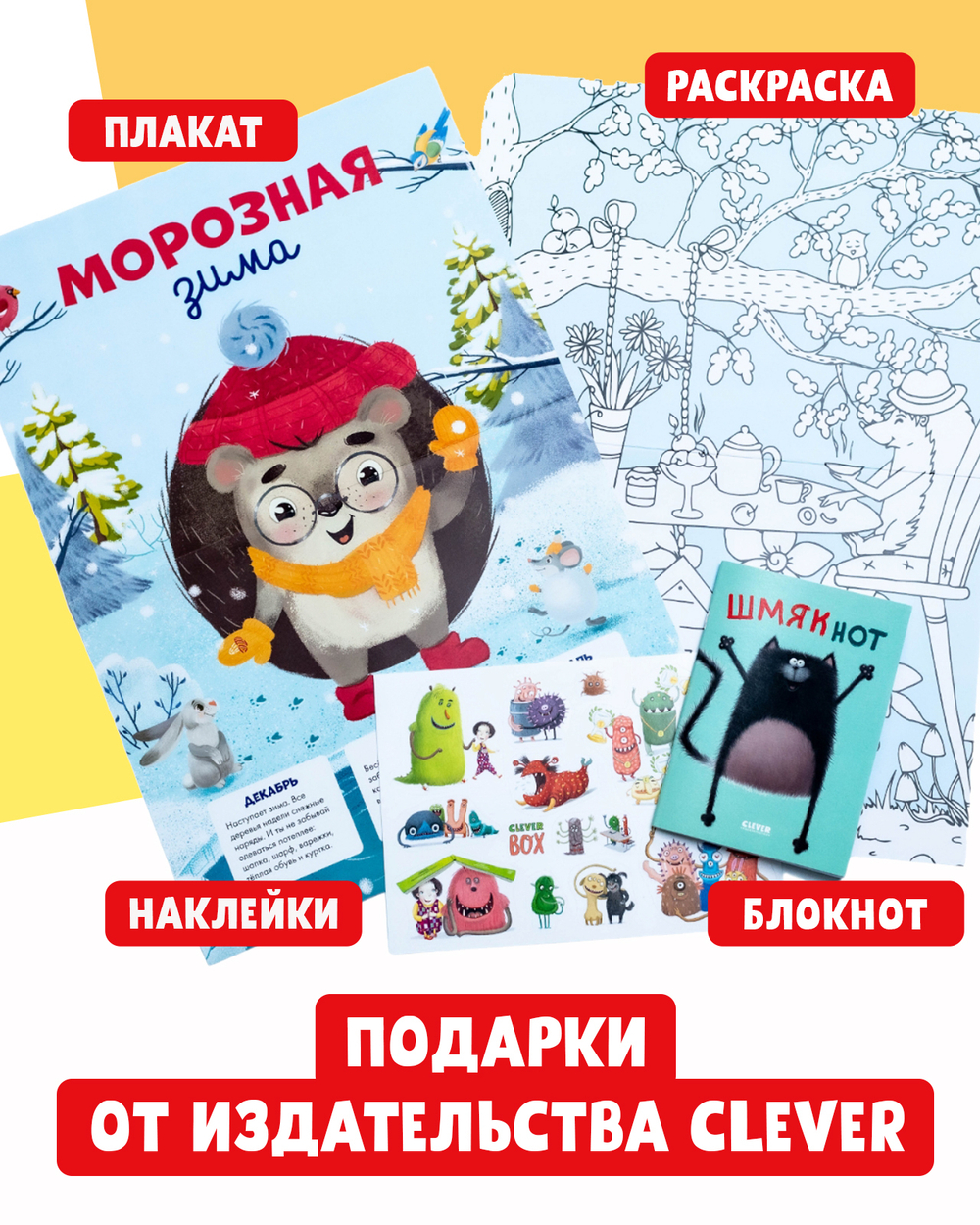 Книжный сюрприз Clever Box, 5-7 лет (подарочный)