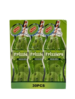 Кислая сахарная пудра со вкусом зеленого яблока