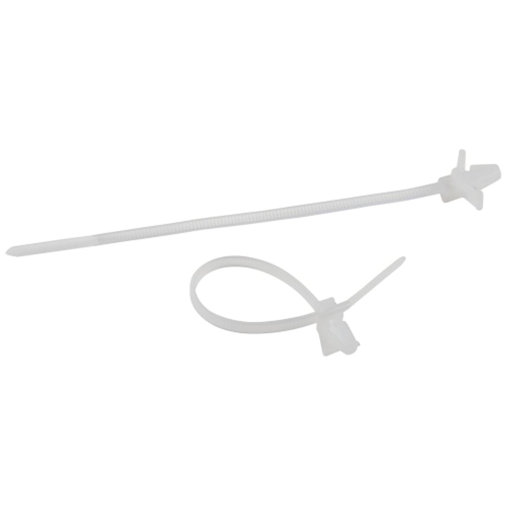 Хомут анкерный нейлоновый ЭРА NO-225-215 2.5 х 100 мм белый 50 штук | 