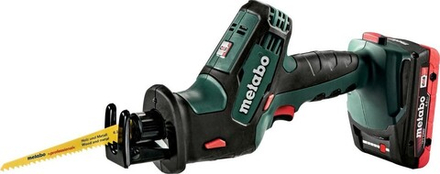 Пила сабельная аккумуляторная METABO SSE 18 LTX Compact 2х4,0 Ач LiHD 602266800