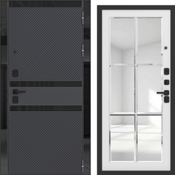 Дверь металлическая с зеркалом Бера