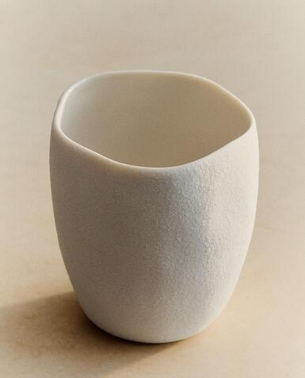 Zara Home стакан для ванной комнаты, керамика, белый · 4517/104