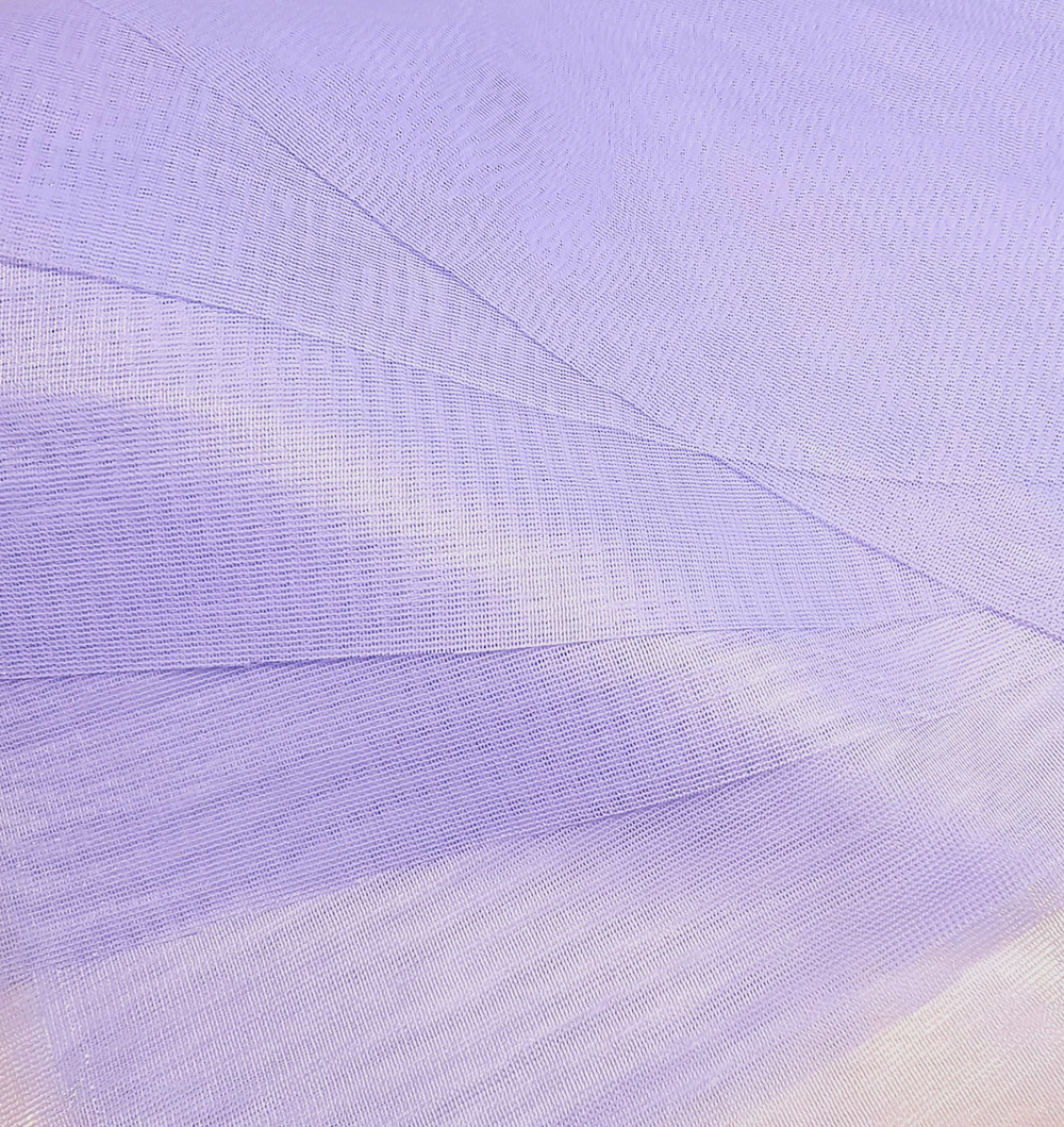 Сетка неэластичная корсетная сиреневая (отрез 20*25)