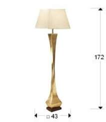 Торшер Deco золотой