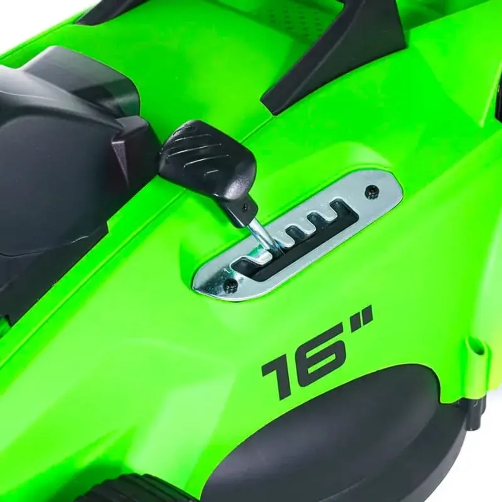 Аккумуляторная газонокосилка Greenworks GD40LM16XK4 (1 x 4 Ач, ЗУ) 2517907UB