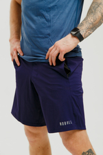 Шорты NOBULL фиолетовые на тонкой