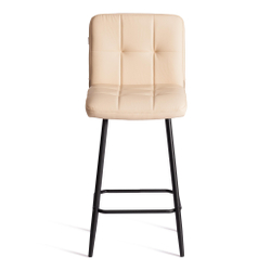 Полубарный стул  Medeo/Медео экокожа , бежевый, 42х56х102 см