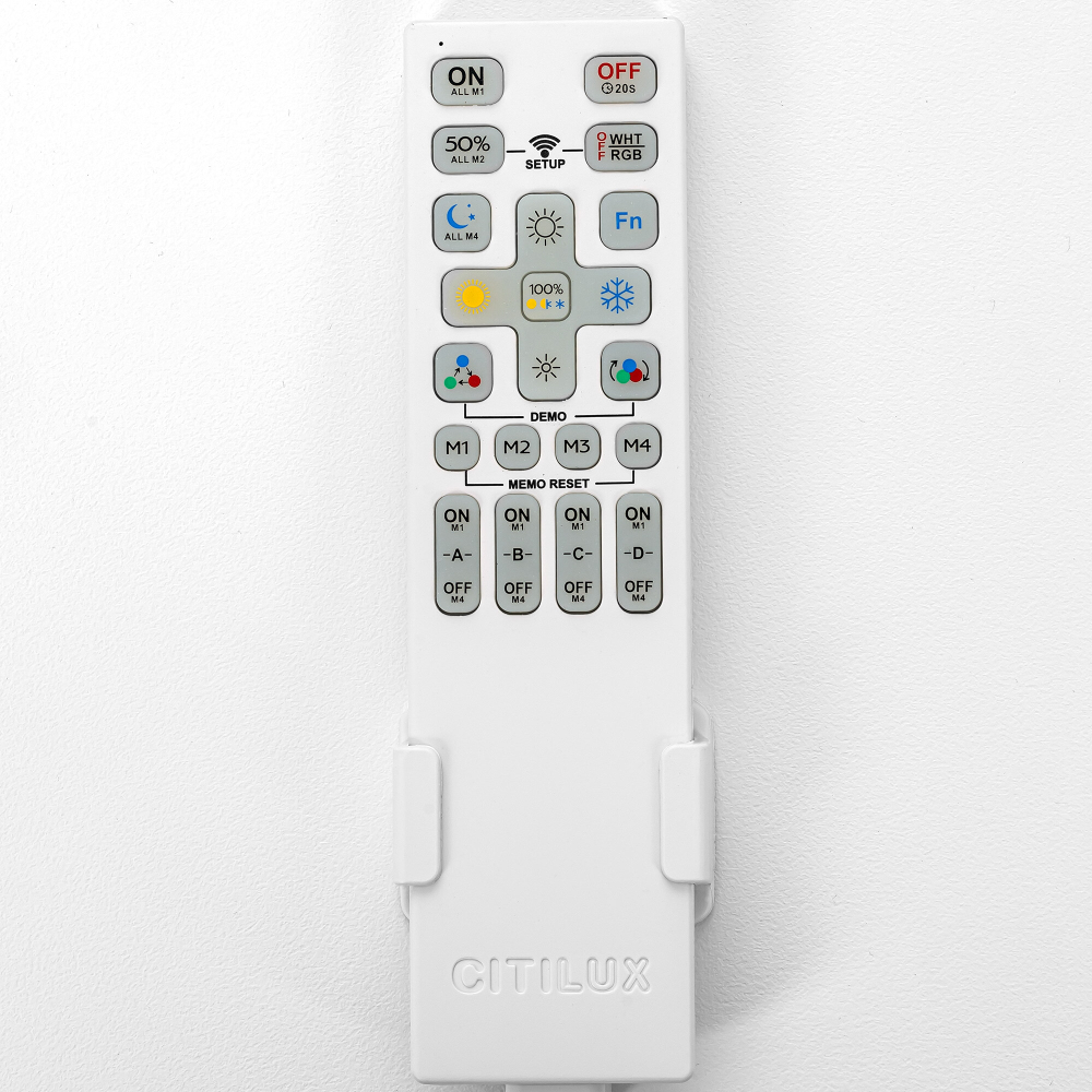 Citilux ТRIO CL215B260E LED RGB Люстра с пультом Белая