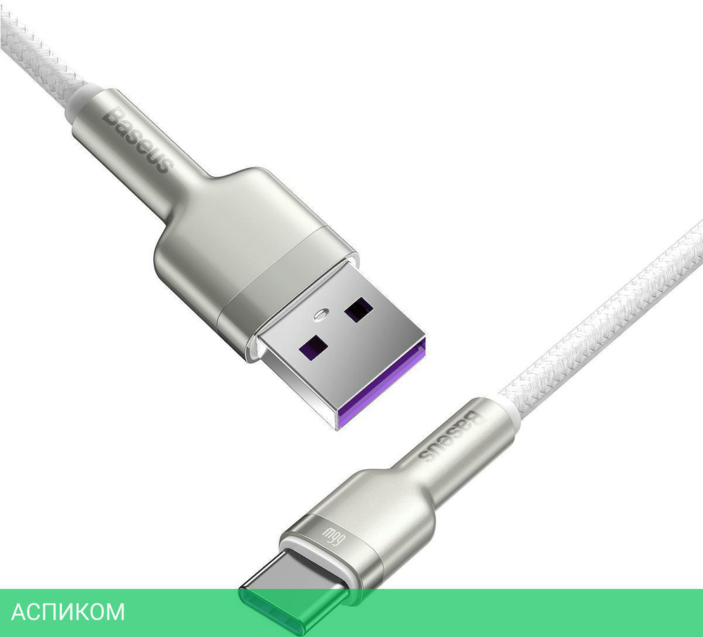 Кабель Baseus Cafule 2m White (CAKF000202)