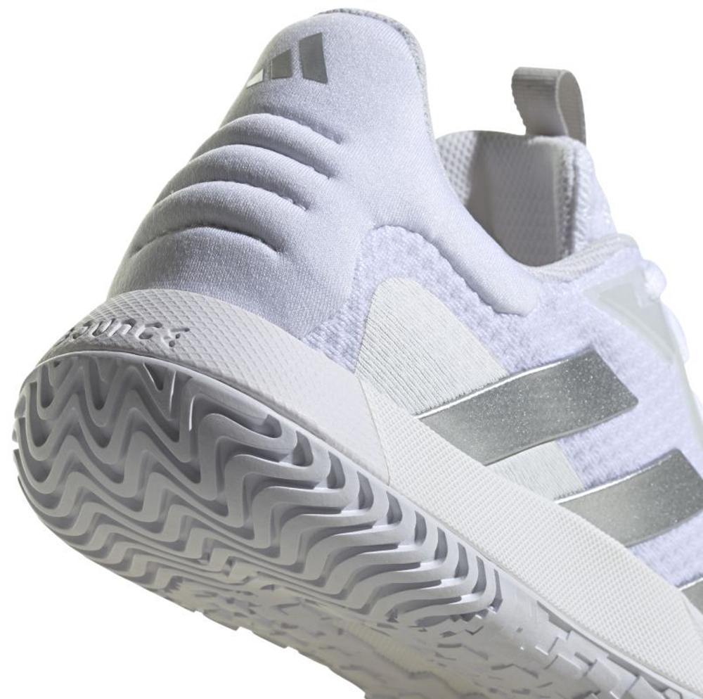 Женские Кроссовки теннисные Adidas SoleMatch Control W - footwear white/silver matte/grey one