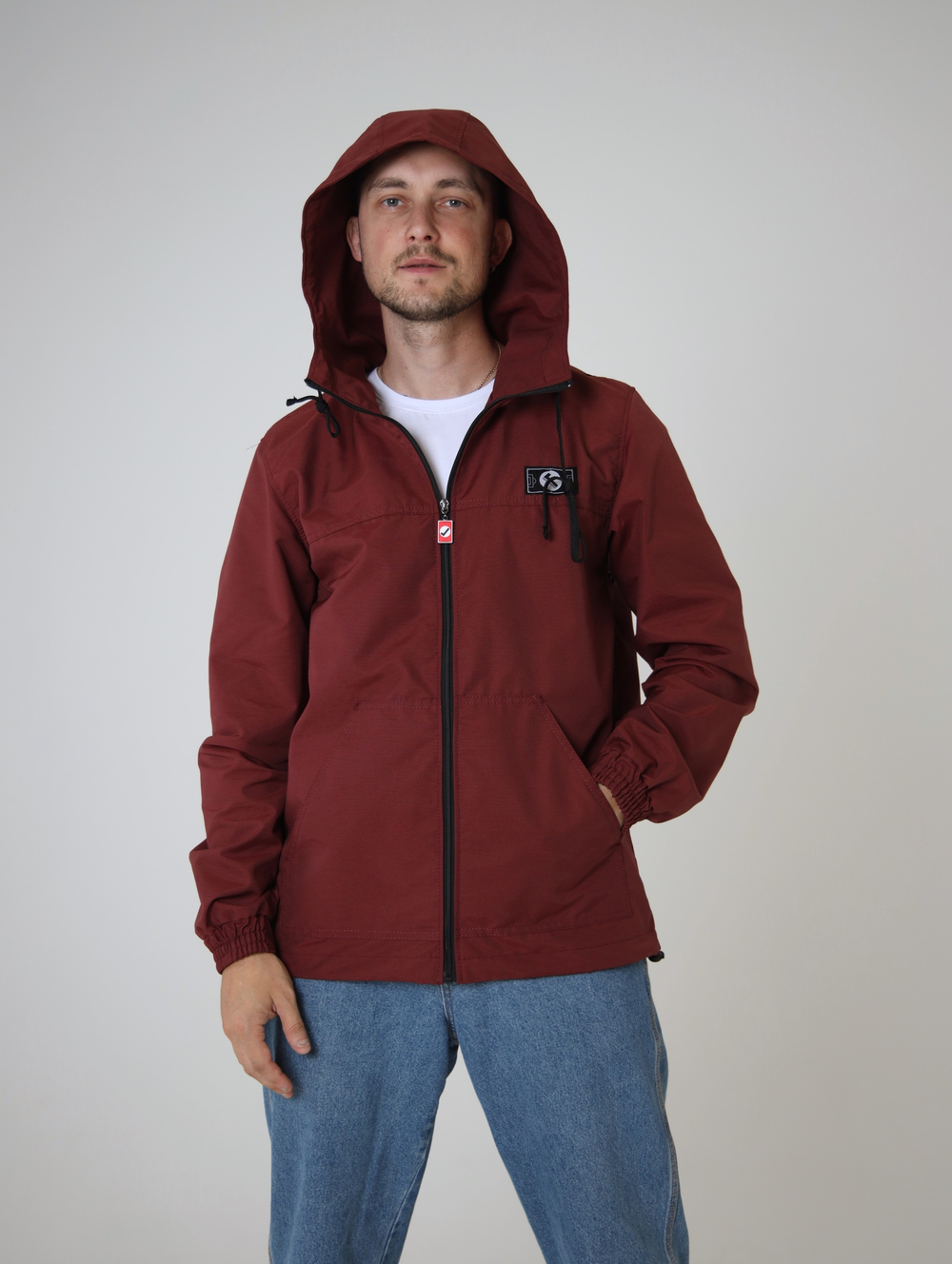 Ветровка легкая Город Горький бордо