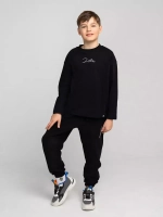 Черный костюм для мальчика в школу