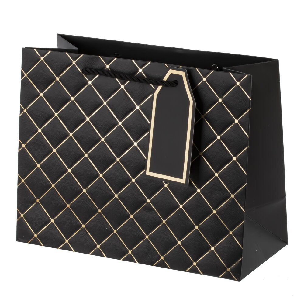 GAEM Пакет подарочный (бумага 210г/м2, блок 12шт), L23 W10 H18 см, 5в.