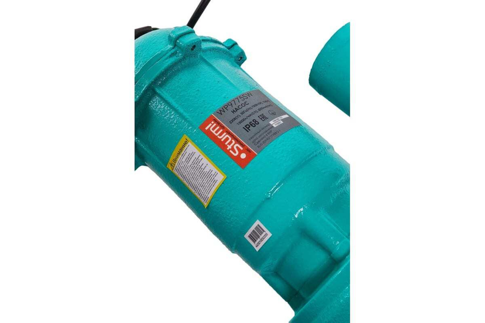 НАСОС ПОГРУЖНОЙ STURM! ДРЕНАЖ. (ФЕКАЛЬНЫЙ) 750ВТ 250Л/МИН НАПОР 9М НОЖ WP9775SW