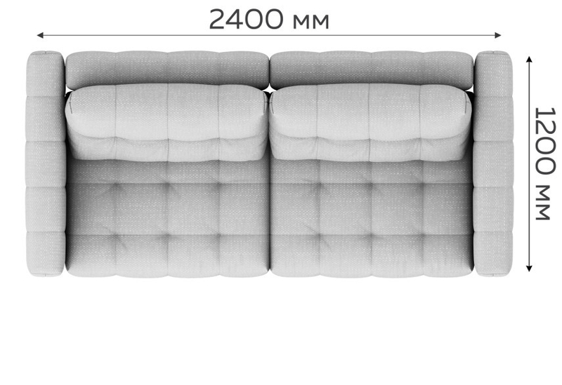 Прямой диван-кровать Вилар