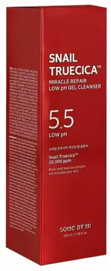 Some By Mi Гель для умывания с муцином улитки - Snail truecica miracle repair gel cleanser, 100мл