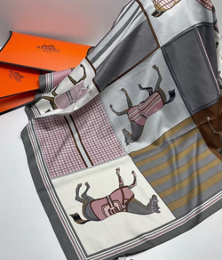 Щёлковый платок HERMES