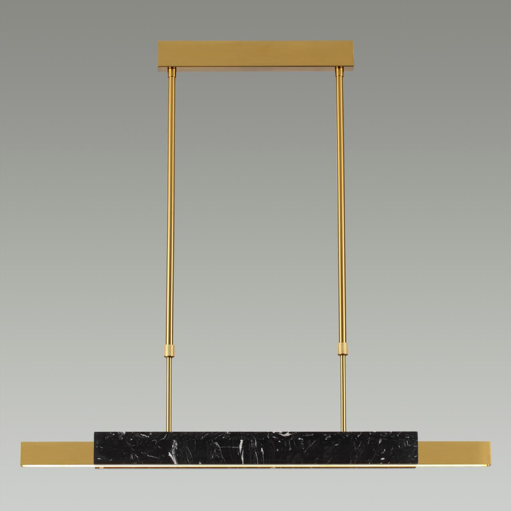 4361/25L MIDCENT ODL24 000 черный мрамор/антич. бронза/металл/акрил Подвесной светильник IP20 LED 25W 3000K 220V MARMI