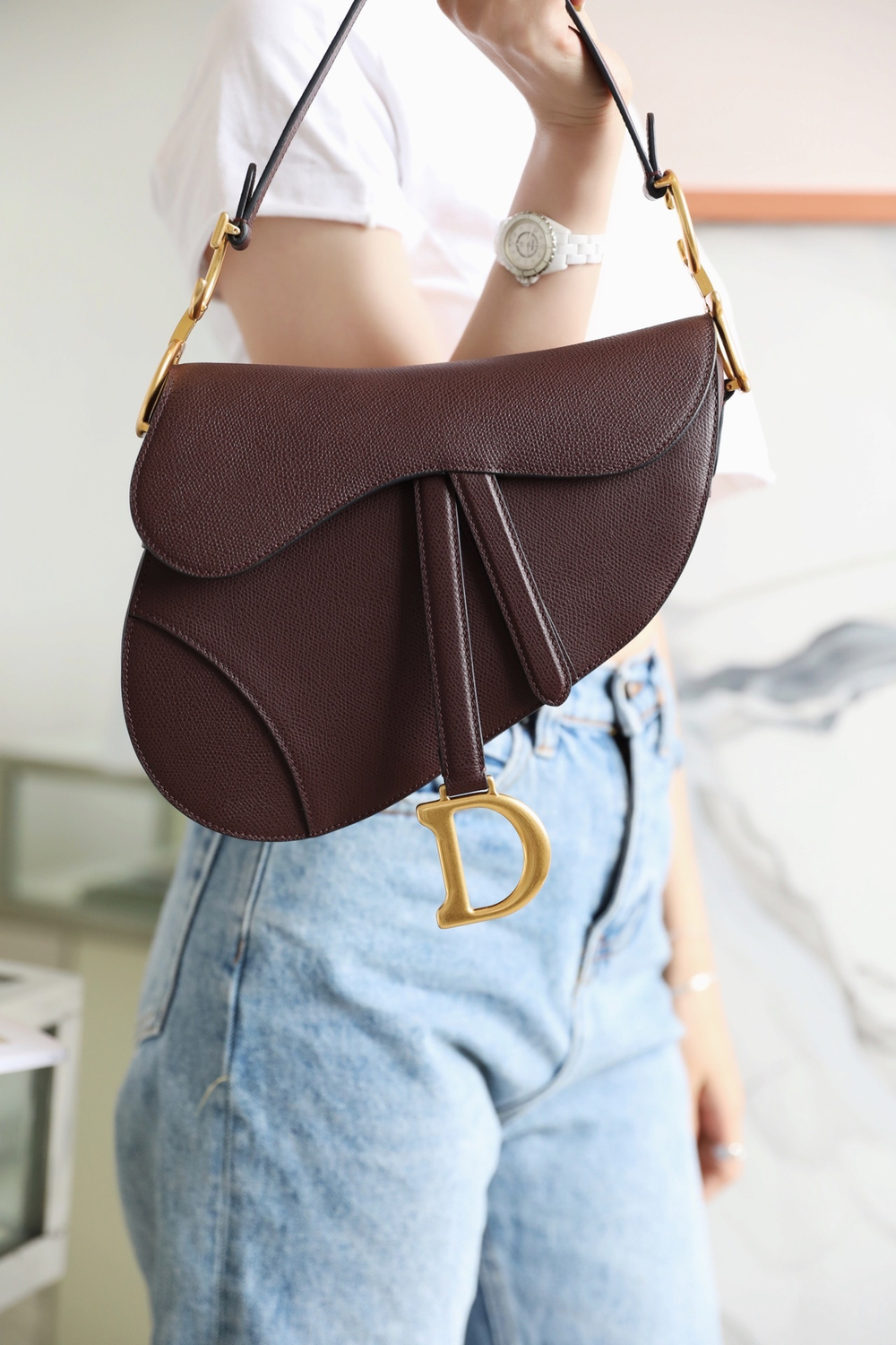 Christian Dior Saddle Bag 25 cm