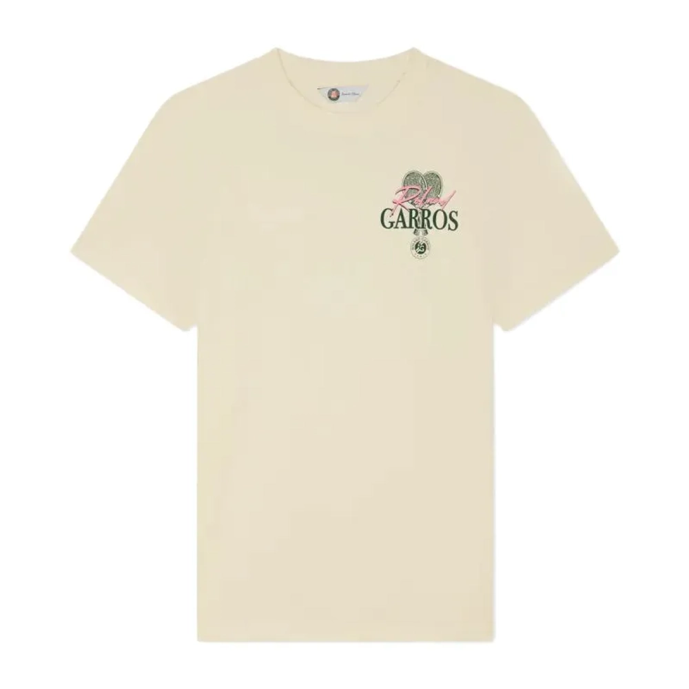Теннисная футболка Roland Garros Rackets - ecru