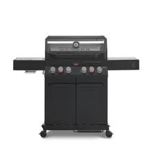 Газовый гриль Primeliner G-class Pro, 6 горелок (c ИК-горелкой), чёрный (комплектация Deluxe)